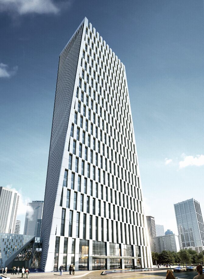 幕墻鋁單板建筑天津南方大廈