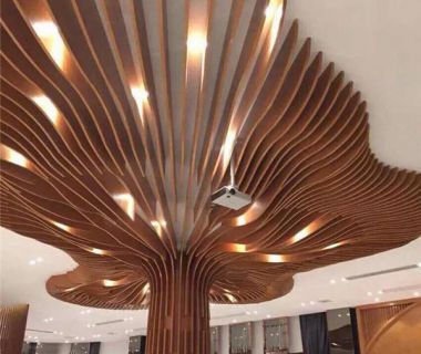 木紋弧形鋁方通